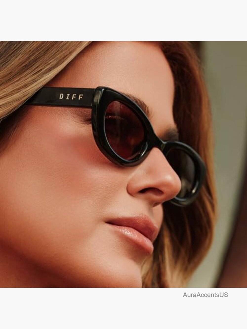 Oval Sunglasses with UV Protection and Scratch Resistant Lenses - Picture 2 of 7